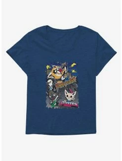 Budget 👍 Aggretsuko Band Photo 👧 Girls T-Shirt Plus Size 😉 -Cheap Sanrio Store 18122992 hi