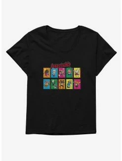 Discount 💯 Aggretsuko Character Panels 👧 Girls T-Shirt Plus Size 💯