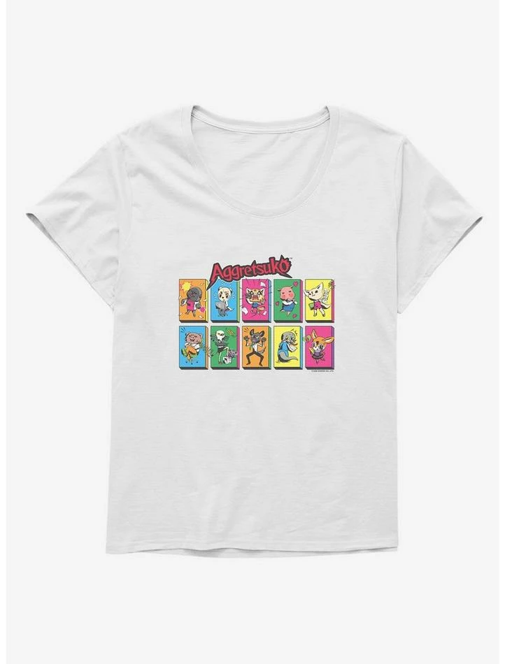 Discount 💯 Aggretsuko Character Panels 👧 Girls T-Shirt Plus Size 💯 7 Discount 💯 Aggretsuko Character Panels 👧 Girls T-Shirt Plus Size 💯 - Image 5