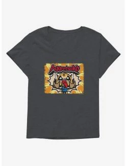 Top 10 ✔️ Aggretsuko Metal Horns 👧 Girls T-Shirt Plus Size 🔥 -Cheap Sanrio Store 18123163 hi