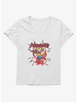 Coupon 🔥 Aggretsuko Screaming Lyrics 👧 Girls T-Shirt Plus Size 😀 -Cheap Sanrio Store 18123217 hi