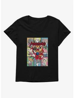 Deals 😉 Aggretsuko Screaming Panels 👧 Girls T-Shirt Plus Size 😍 -Cheap Sanrio Store 18123226 hi