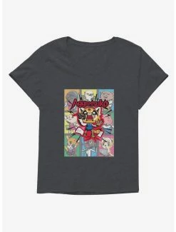 Deals 😉 Aggretsuko Screaming Panels 👧 Girls T-Shirt Plus Size 😍 -Cheap Sanrio Store 18123235 hi