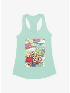 Brand new ⌛ Aggretsuko Fighting Words 👧 Girls Tank 🌟 -Cheap Sanrio Store 18123872 hi