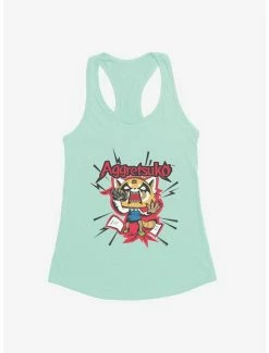 Flash Sale 🛒 Aggretsuko Screaming Lyrics 👧 Girls Tank ⌛ -Cheap Sanrio Store 18123970 hi 1