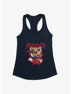 Flash Sale 🛒 Aggretsuko Screaming Lyrics 👧 Girls Tank ⌛ -Cheap Sanrio Store 18123977 hi