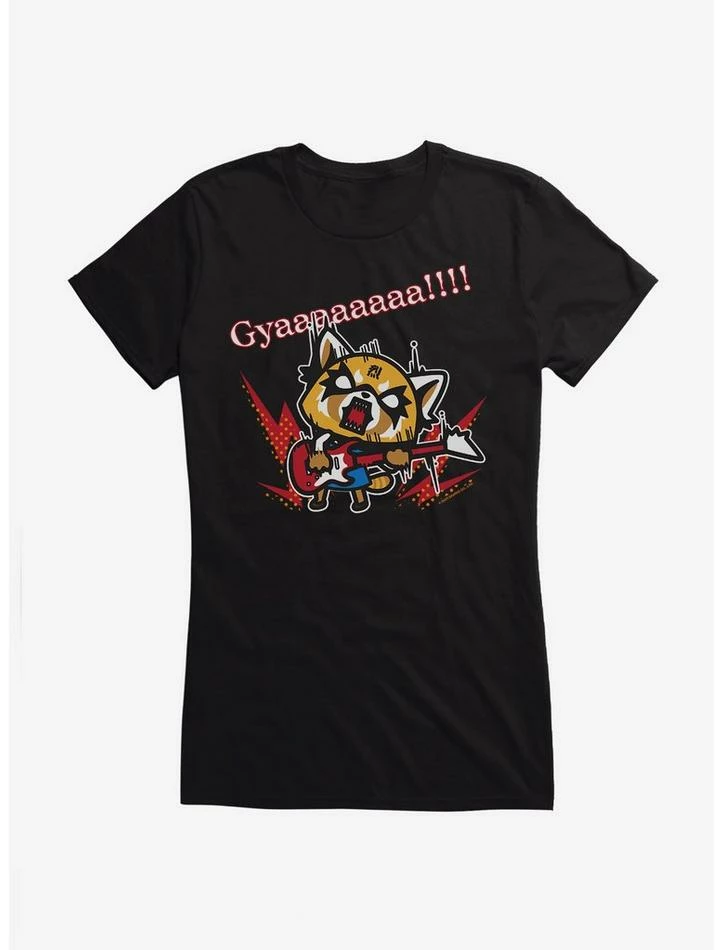 Deals โญ Aggretsuko Metal Guitar Rock & Roll ๐ง Girls T-Shirt โจ 4 Deals โญ Aggretsuko Metal Guitar Rock & Roll ๐ง Girls T-Shirt โจ - Image 2