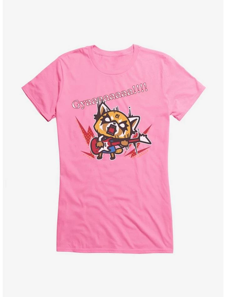Deals โญ Aggretsuko Metal Guitar Rock & Roll ๐ง Girls T-Shirt โจ 6 Deals โญ Aggretsuko Metal Guitar Rock & Roll ๐ง Girls T-Shirt โจ - Image 4
