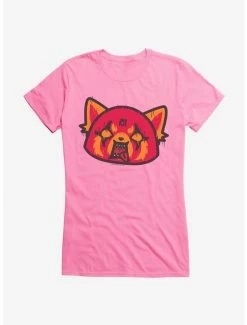 Buy 😍 Aggretsuko Metal Rock Out To The Max 👧 Girls T-Shirt 🔥 -Cheap Sanrio Store 18136890 hi