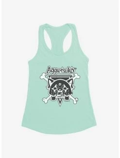 Deals ⌛ Aggretsuko Metal Crossbones 👧 Girls Tank ❤️ -Cheap Sanrio Store 18137184 hi