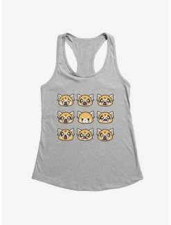 Cheapest 👏 Aggretsuko Metal Emotions 👧 Girls Tank 🌟 -Cheap Sanrio Store 18137226 hi