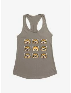 Cheapest ๐ Aggretsuko Metal Emotions ๐ง Girls Tank ๐