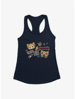 Deals 💯 Aggretsuko Metal Gig Stickers 👧 Girls Tank 🥰 -Cheap Sanrio Store 18137289 hi 1