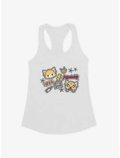 Deals 💯 Aggretsuko Metal Gig Stickers 👧 Girls Tank 🥰 -Cheap Sanrio Store 18137310 hi