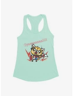 Cheap 💯 Aggretsuko Metal Guitar Rock & Roll 👧 Girls Tank 🥰 -Cheap Sanrio Store 18137331 hi
