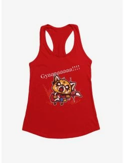 Cheap 💯 Aggretsuko Metal Guitar Rock & Roll 👧 Girls Tank 🥰 -Cheap Sanrio Store 18137345 hi