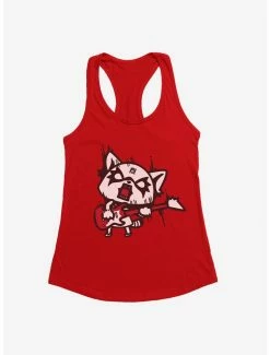 Best Sale 🤩 Aggretsuko Metal Hard Rock 👧 Girls Tank 🥰