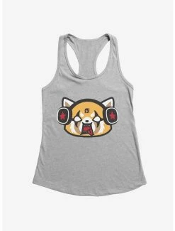 New 🎉 Aggretsuko Metal Raging Headphones 👧 Girls Tank ✨ -Cheap Sanrio Store 18137576 hi