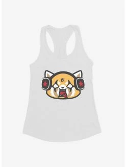 New 🎉 Aggretsuko Metal Raging Headphones 👧 Girls Tank ✨ -Cheap Sanrio Store 18137611 hi 1
