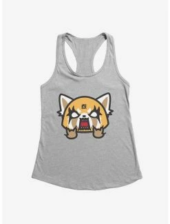 Brand new 😍 Aggretsuko Metal Rock & Roll 👧 Girls Tank 🥰 -Cheap Sanrio Store 18137716 hi
