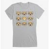 Budget ⌛ Aggretsuko Metal Emotions 👧 Girls T-Shirt 🔥 -Cheap Sanrio Store 18137986 hi