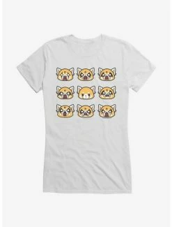 Budget ⌛ Aggretsuko Metal Emotions 👧 Girls T-Shirt 🔥 -Cheap Sanrio Store 18138007 hi