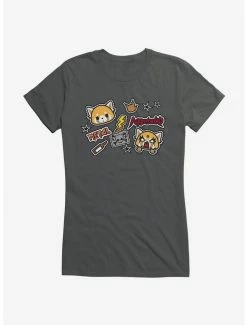 Flash Sale ๐ Aggretsuko Metal Gig Stickers ๐ง Girls T-Shirt ๐งจ 12 Flash Sale ๐ Aggretsuko Metal Gig Stickers ๐ง Girls T-Shirt ๐งจ -Cheap Sanrio Store 18138021 hi