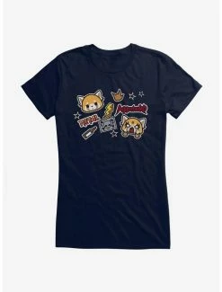 Flash Sale ๐ Aggretsuko Metal Gig Stickers ๐ง Girls T-Shirt ๐งจ 15 Flash Sale ๐ Aggretsuko Metal Gig Stickers ๐ง Girls T-Shirt ๐งจ -Cheap Sanrio Store 18138042 hi 1