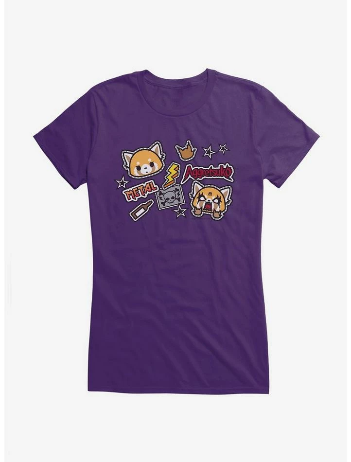 Flash Sale ๐ Aggretsuko Metal Gig Stickers ๐ง Girls T-Shirt ๐งจ 9 Flash Sale ๐ Aggretsuko Metal Gig Stickers ๐ง Girls T-Shirt ๐งจ - Image 7