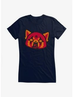 Best Pirce ✔️ Aggretsuko Metal Rock Out To The Max 👧 Girls T-Shirt ⌛ -Cheap Sanrio Store 18138434 hi
