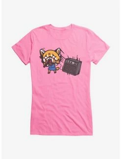 Cheapest ⌛ Aggretsuko Metal Screamo 👧 Girls T-Shirt 🤩