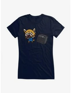 Cheapest ⌛ Aggretsuko Metal Screamo 👧 Girls T-Shirt 🤩 -Cheap Sanrio Store 18138581 hi