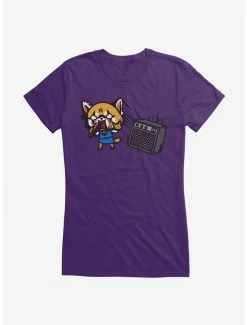 Cheapest ⌛ Aggretsuko Metal Screamo 👧 Girls T-Shirt 🤩 -Cheap Sanrio Store 18138588 hi