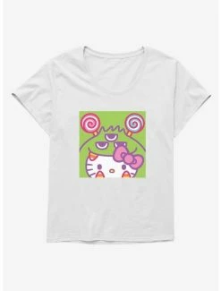 Top 10 🥰 Hello Kitty Sweet Kaiju 🍬 Candy Corn 👧 Girls T-Shirt Plus Size 🔔 -Cheap Sanrio Store 18139126 hi