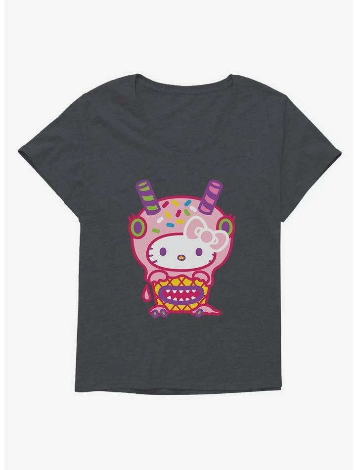 Top 10 🛒 Hello Kitty Sweet Kaiju Cupcake 👧 Girls T-Shirt Plus Size 🥰 5 Top 10 🛒 Hello Kitty Sweet Kaiju Cupcake 👧 Girls T-Shirt Plus Size 🥰 - Image 3