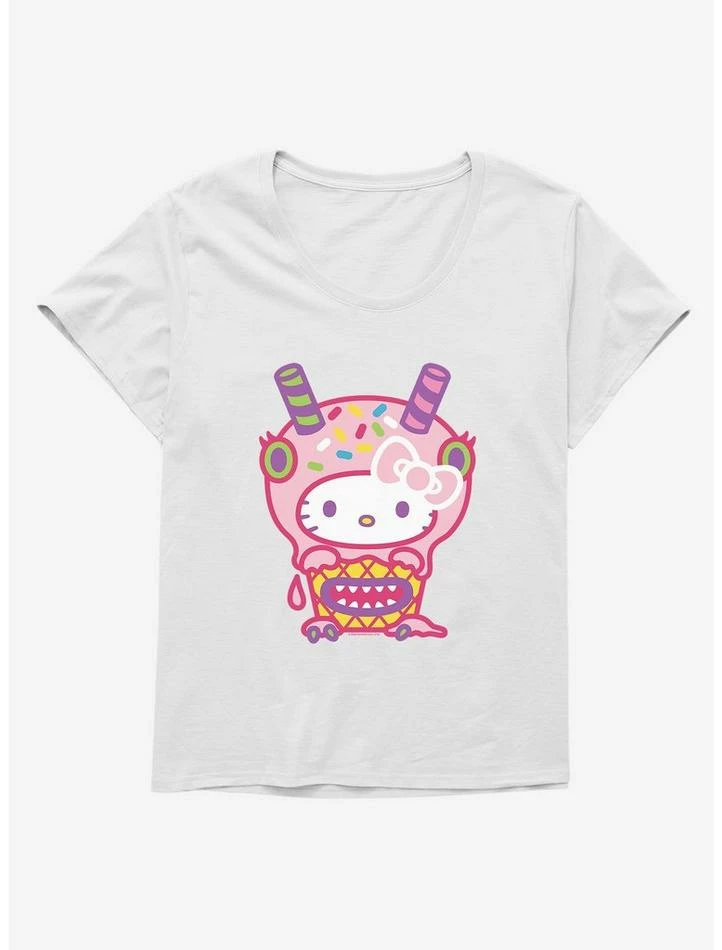Top 10 🛒 Hello Kitty Sweet Kaiju Cupcake 👧 Girls T-Shirt Plus Size 🥰 7 Top 10 🛒 Hello Kitty Sweet Kaiju Cupcake 👧 Girls T-Shirt Plus Size 🥰 - Image 5