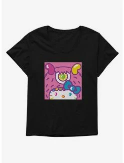 Hot Sale 👏 Hello Kitty Sweet Kaiju Cyclops 👧 Girls T-Shirt Plus Size 🌟 -Cheap Sanrio Store 18139243 hi