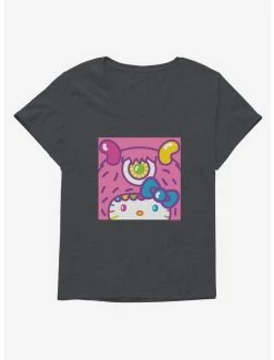 Hot Sale 👏 Hello Kitty Sweet Kaiju Cyclops 👧 Girls T-Shirt Plus Size 🌟 -Cheap Sanrio Store 18139252 hi 1