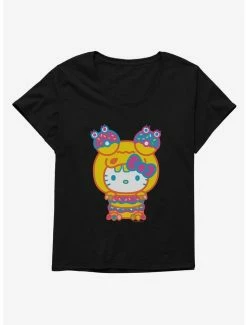 Deals ✨ Hello Kitty Sweet Kaiju Doughnut 👧 Girls T-Shirt Plus Size 🎁 -Cheap Sanrio Store 18139279 hi