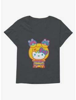Deals ✨ Hello Kitty Sweet Kaiju Doughnut 👧 Girls T-Shirt Plus Size 🎁 -Cheap Sanrio Store 18139288 hi 1