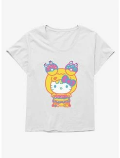 Deals ✨ Hello Kitty Sweet Kaiju Doughnut 👧 Girls T-Shirt Plus Size 🎁 -Cheap Sanrio Store 18139306 hi