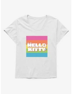 Best reviews of ⭐ Hello Kitty Sweet Kaiju Logo 👧 Girls T-Shirt Plus Size 🌟