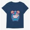 New 🎉 Hello Kitty Sweet Kaiju Pouch 👧 Girls T-Shirt Plus Size 😀