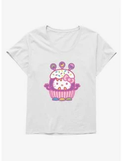 New 🎉 Hello Kitty Sweet Kaiju Sprinkles 👧 Girls T-Shirt Plus Size 👏 -Cheap Sanrio Store 18139630 hi