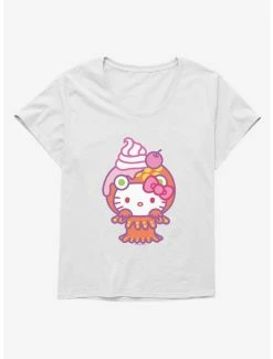 Best reviews of 💯 Hello Kitty Sweet Kaiju Sundae 👧 Girls T-Shirt Plus Size 💯 -Cheap Sanrio Store 18139702 hi