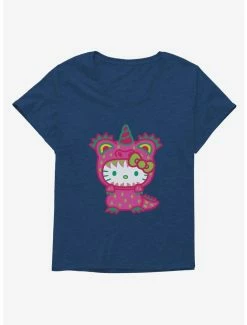 Hot Sale 👍 Hello Kitty Sweet Kaiju Unicorn 👧 Girls T-Shirt Plus Size 😀