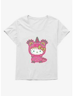 Hot Sale 👍 Hello Kitty Sweet Kaiju Unicorn 👧 Girls T-Shirt Plus Size 😀 -Cheap Sanrio Store 18139738 hi