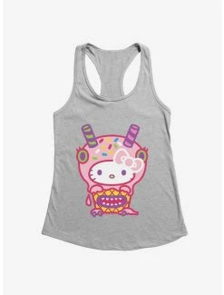 Promo 🌟 Hello Kitty Sweet Kaiju Cupcake 👧 Girls Tank 👏 -Cheap Sanrio Store 18140853 hi