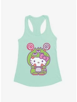 New 🔥 Hello Kitty Sweet Kaiju Eyes 👧 Girls Tank ✨ -Cheap Sanrio Store 18140986 hi