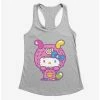 Outlet 🧨 Hello Kitty Sweet Kaiju Fuzzy 👧 Girls Tank ❤️ -Cheap Sanrio Store 18141021 hi